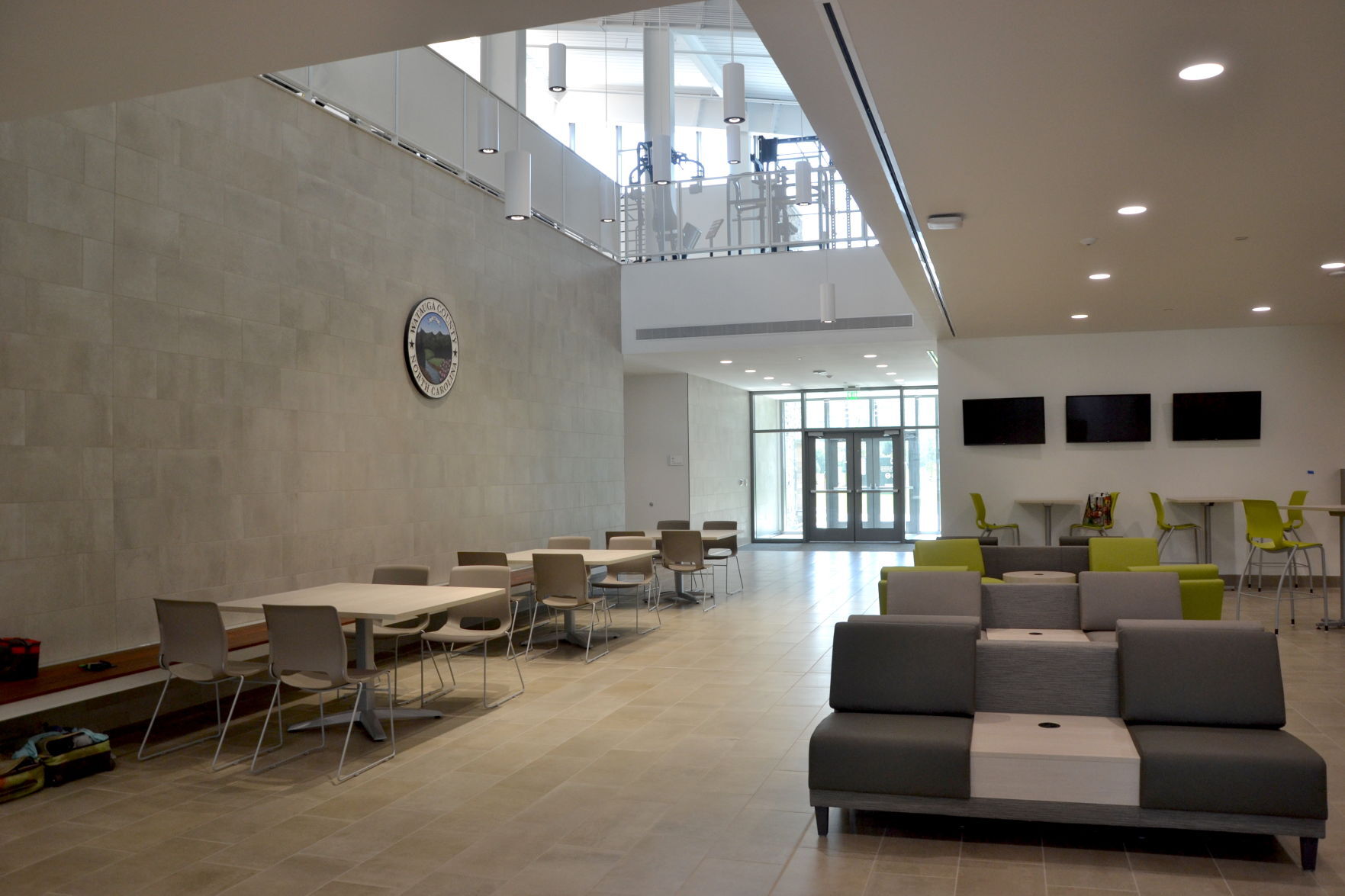 Interior entrance